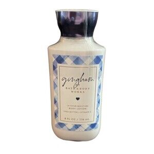 Bath & Body Works Lotion Gingham Nourishing Body Shea Coconut Oil 8 oz NEW